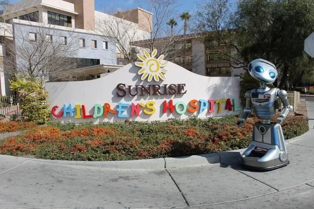 Entrance sign at Children’s Hospital, Las Vegas
