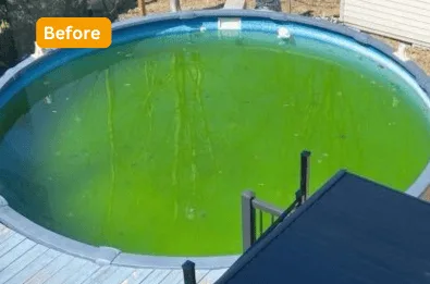 hottub before