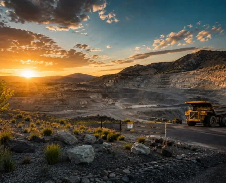 Copper mine at sunset – pipeline scale case study, Chile
