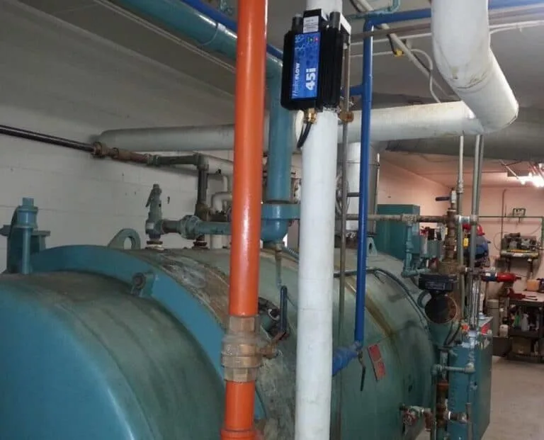 Steam boiler room – scale removal with the i45, Minnesota, USA