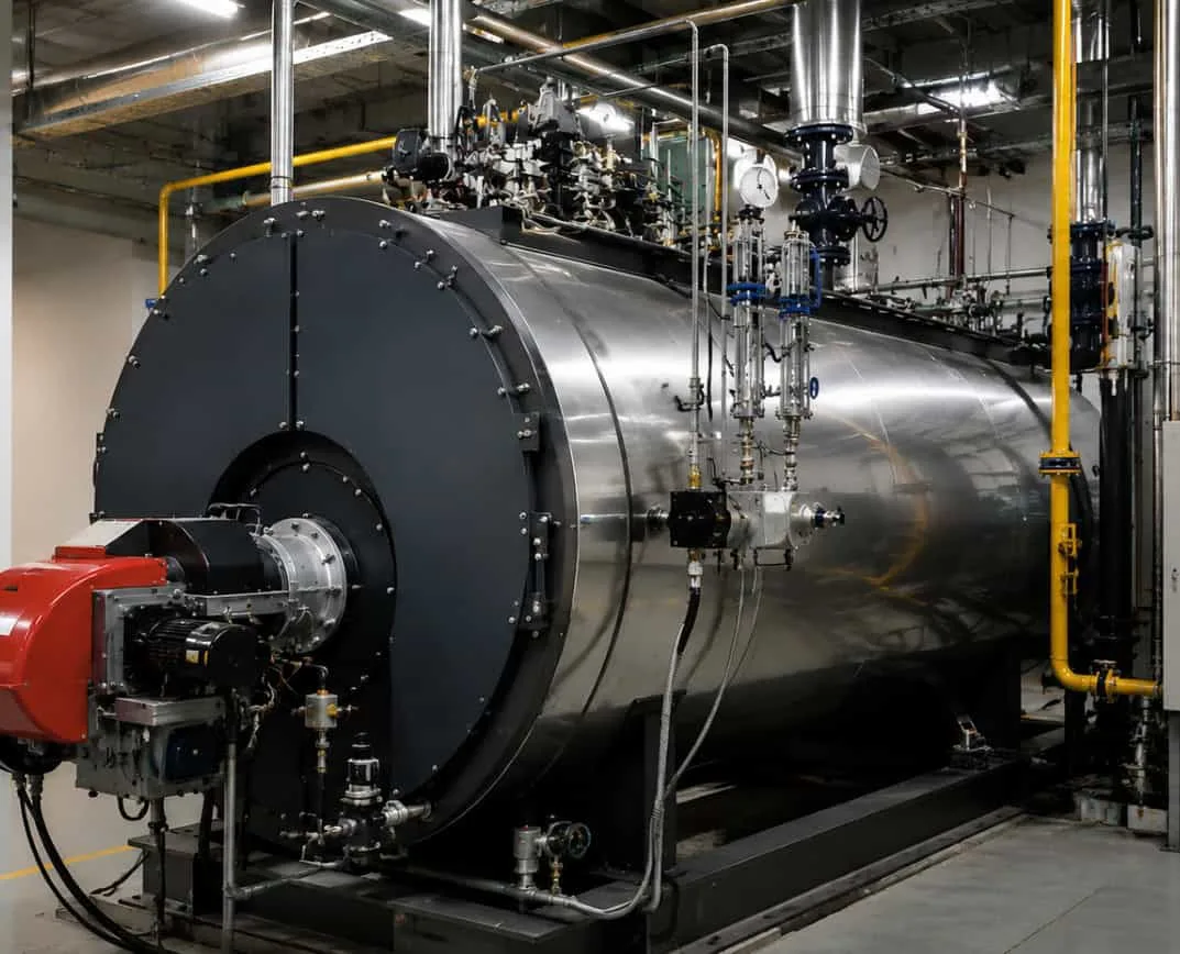 Steam boiler plant room at a Hong Kong hotel protected by QEQI®